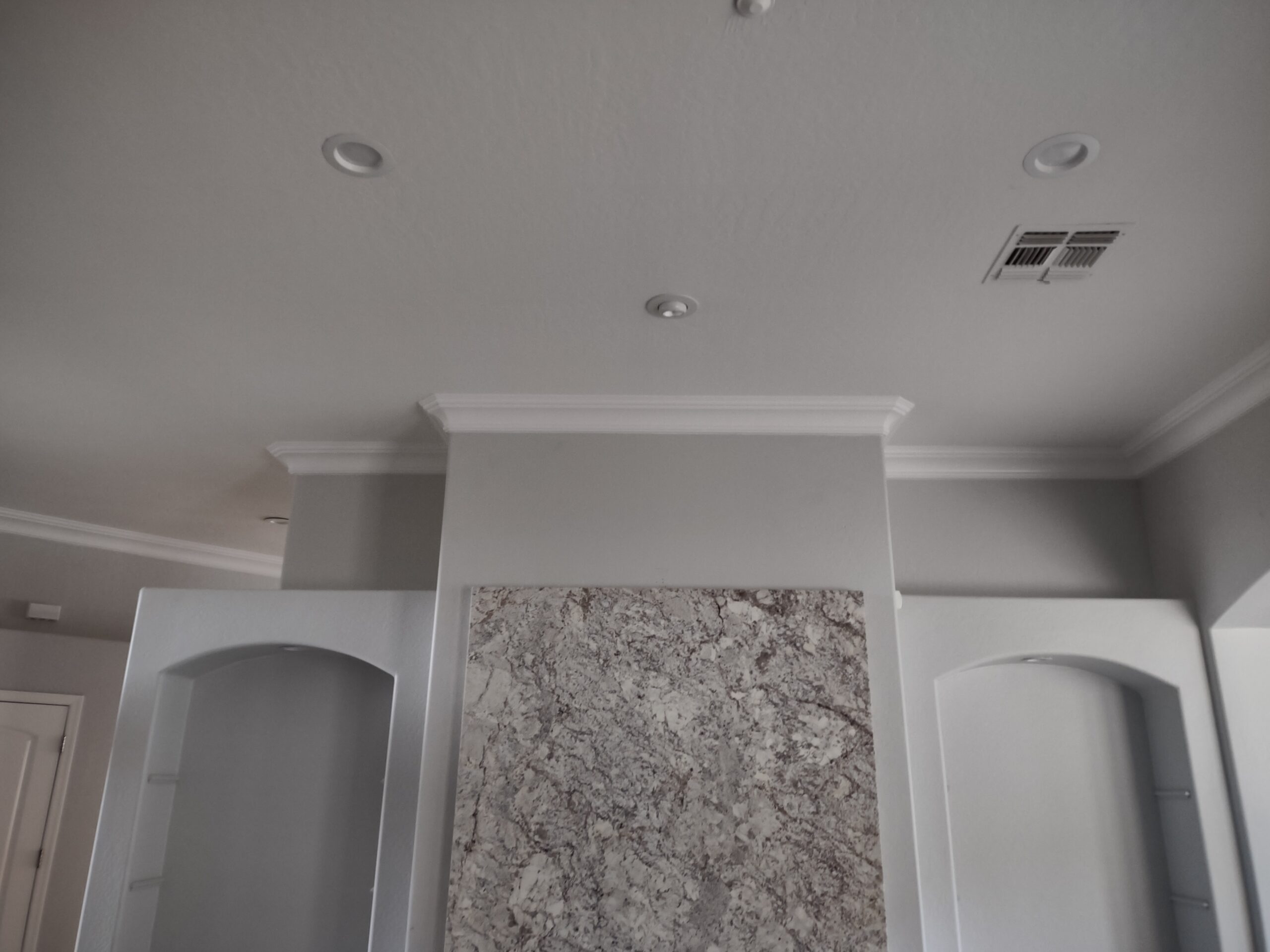 Custom crown moulding installation in Scottsdale AZ by Heritage Crown and Millworks