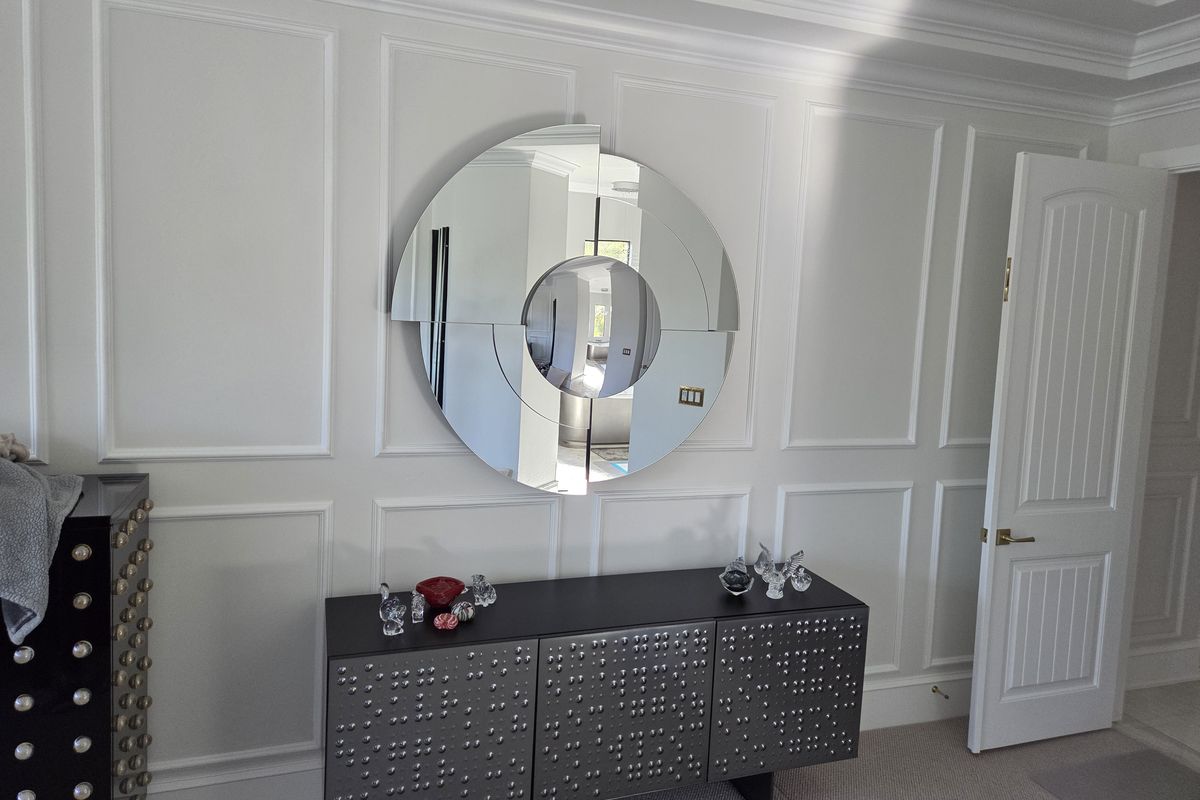 Custom interior wall panel moulding by Heritage Crown and Millworks